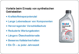 Vorteile beim Einsatz von synthetischen Getriebeölen